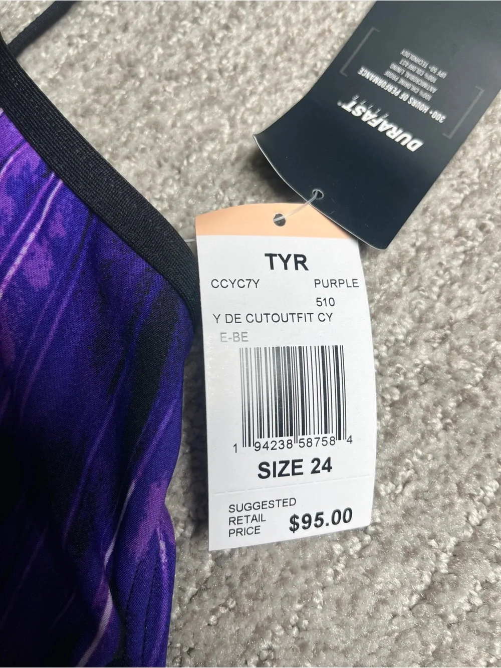 TYR - Girls' Cycloid Durafast Elite Cutoutfit One Piece Swimsuit 24. 2889/bb18-3